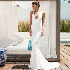 Glam Sequin Mermaid Maxi Dress