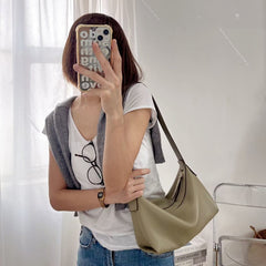 Essential Leather Shoulder Bag