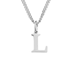 Personalized 26 Letter Stainless Steel Pendant