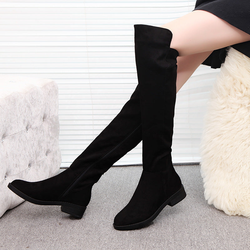 Chic Flat Long Boots for Women