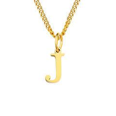 Personalized 26 Letter Stainless Steel Pendant