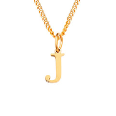 Personalized 26 Letter Stainless Steel Pendant