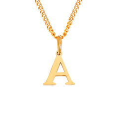 Personalized 26 Letter Stainless Steel Pendant