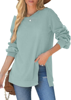 Chic Side-Slit Women's Sweater