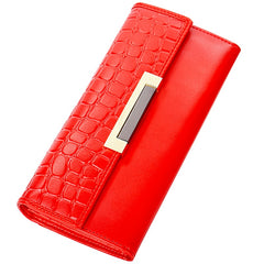 Chic Women's Premium Leather Long Wallet