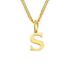 Personalized 26 Letter Stainless Steel Pendant