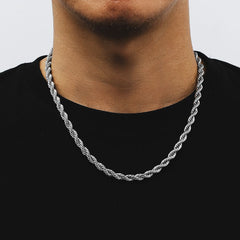 Elegant 18K Gold Plated Twist Chain Necklace