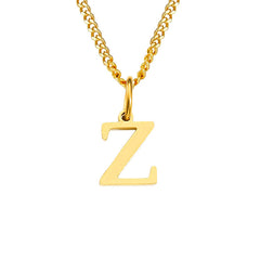 Personalized 26 Letter Stainless Steel Pendant