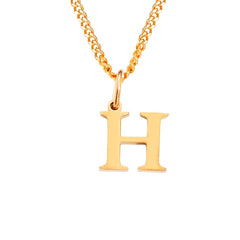 Personalized 26 Letter Stainless Steel Pendant