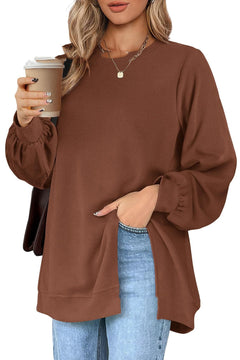 Chic Side-Slit Women's Sweater