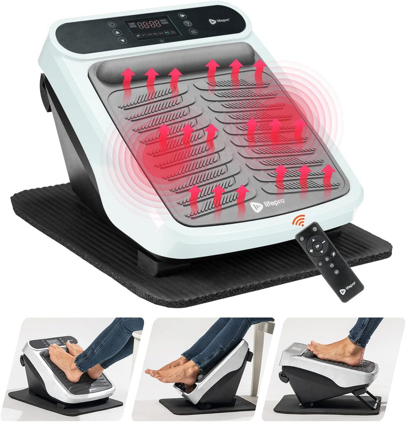 LifePro EaseFlow Foot Massager - Relaxing Heat & Vibration for Feet and Calves