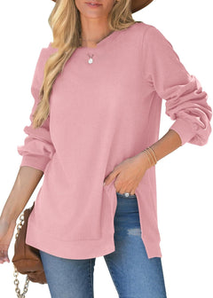 Chic Side-Slit Women's Sweater
