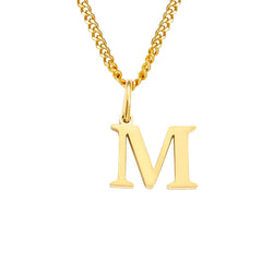 Personalized 26 Letter Stainless Steel Pendant