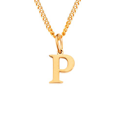 Personalized 26 Letter Stainless Steel Pendant
