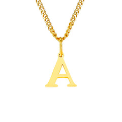Personalized 26 Letter Stainless Steel Pendant