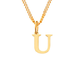 Personalized 26 Letter Stainless Steel Pendant