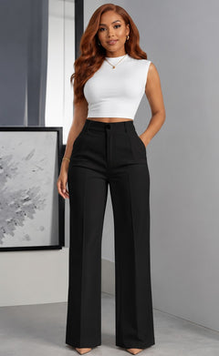 High Waisted Wide-Leg Pant