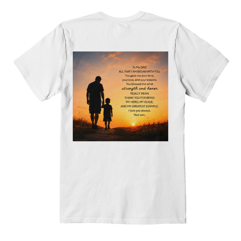 Thank You Gifts for Dad from Son - Father's Day, Birthday Gifts for Dad, To My Dad T-Shirt Gift for Dad