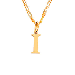 Personalized 26 Letter Stainless Steel Pendant