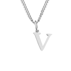 Personalized 26 Letter Stainless Steel Pendant