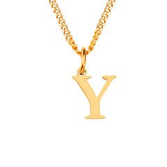 Personalized 26 Letter Stainless Steel Pendant