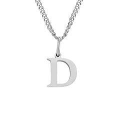 Personalized 26 Letter Stainless Steel Pendant