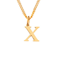 Personalized 26 Letter Stainless Steel Pendant