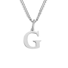 Personalized 26 Letter Stainless Steel Pendant