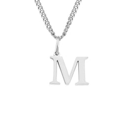 Personalized 26 Letter Stainless Steel Pendant