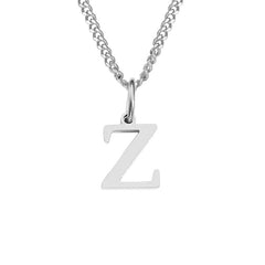 Personalized 26 Letter Stainless Steel Pendant