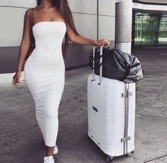 Chic Strapless Summer Dress