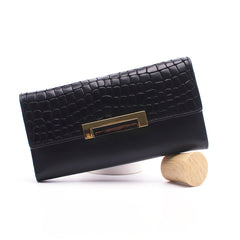 Chic Women's Premium Leather Long Wallet