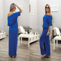 Trendy Summer Maxi Dress with Pockets