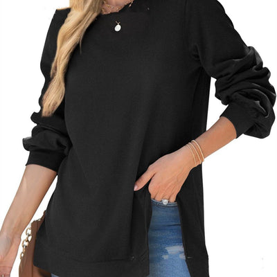Chic Side-Slit Women's Sweater