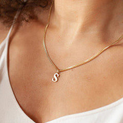Personalized 26 Letter Stainless Steel Pendant