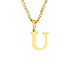Personalized 26 Letter Stainless Steel Pendant