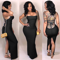 Glam Cut-Out Summer Party Dress